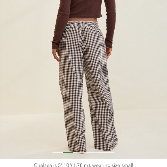 Aerie poplin top and bottoms - Picture 4 of 9